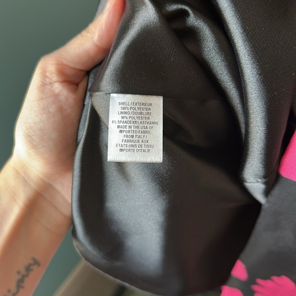 Milly Pink Floral Sleeveless Mini Dress Cocktail Party Wedding size 14 - Picture 5 of 8